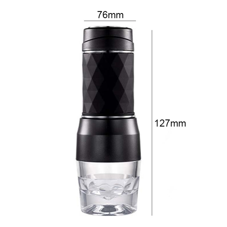 Portable Hand Pressure Espresso Machine Outdoor Accompanying Mini Coffee Cup(Black) - free shipping - PMC TechLife - Order now!