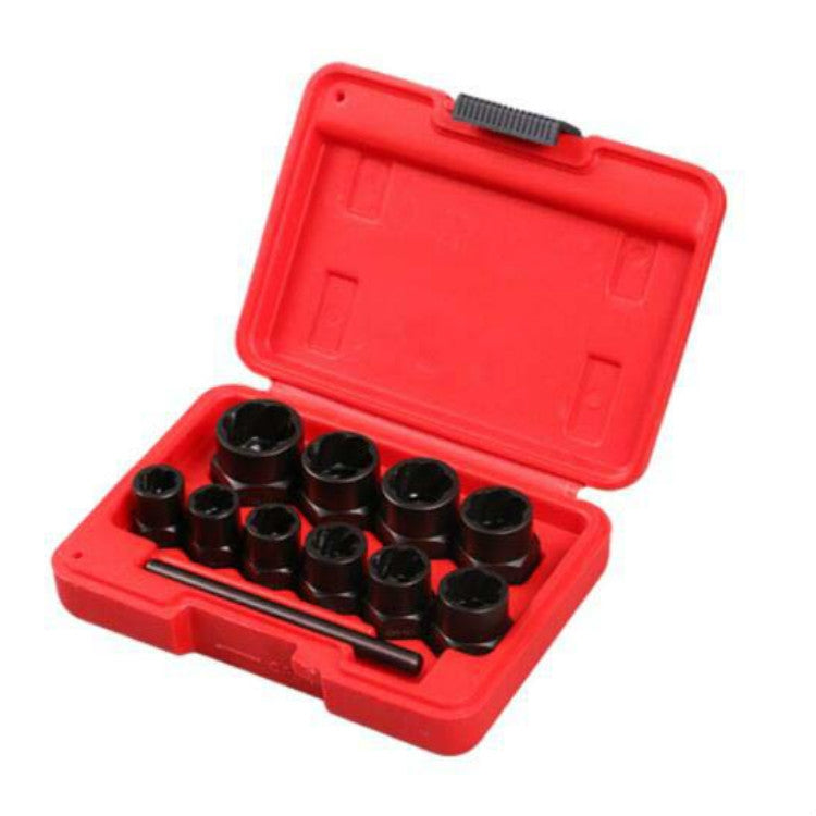 11 In 1 Damaged Nut Removal Tool Anti-Corrosion Sliding Thread Nut Extractor - Hand Tool Sets by PMC TechLife | Online Shopping South Africa | PMC TechLife | Buy Now Pay Later Mobicred