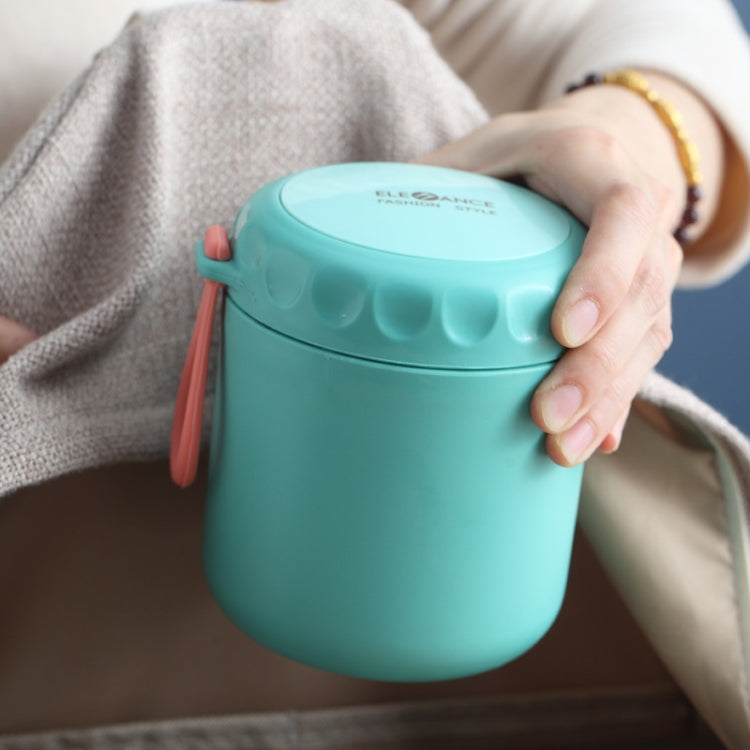 Stainless Steel Soup Cup Soup Pot Lunch Box Portable Thermos Cup(Green) - free shipping - PMC TechLife - Order now!