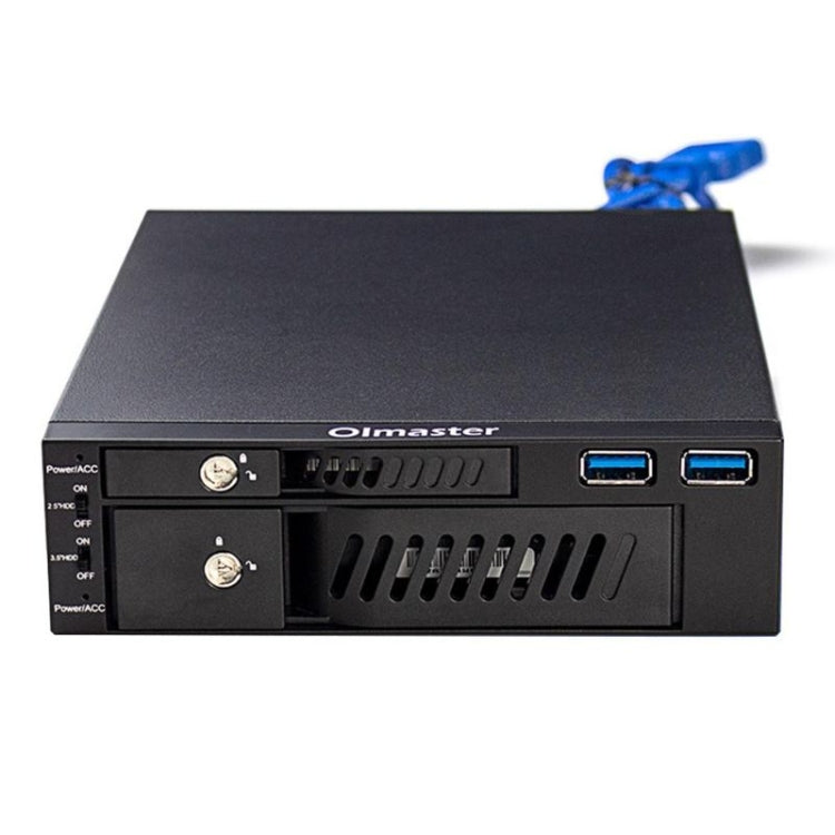 Oimaster MR-6203 Double Bay Optical Drive Hard Drive Box Hard Drive Bracket - Optical Drives Cases by PMC Jewellery | Online Shopping South Africa | PMC Jewellery | Buy Now Pay Later Mobicred