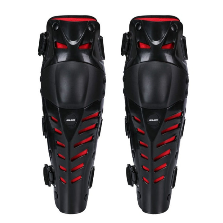 SULAITE Motocross Outdoor Sports Protective Gear Riding Windproof And Anti-Fall Activity Leggings Protector(Black Red) - Protective Gear by SULAITE | Online Shopping South Africa | PMC Jewellery | Buy Now Pay Later Mobicred