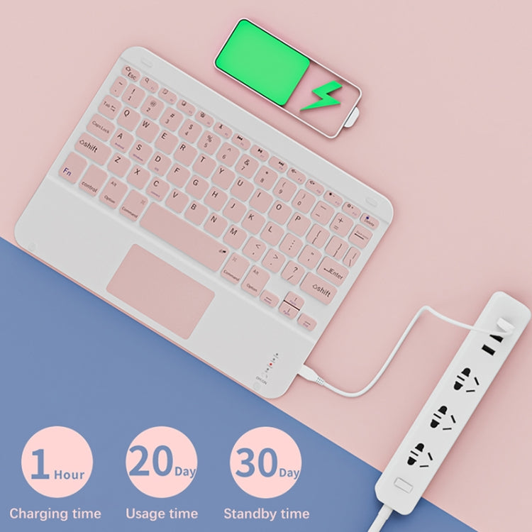 Universal Ultra-Thin Portable Bluetooth Keyboard and Mouse Set For Tablet Phones, Size:10 inch(Yellow Beyboard) - Universal Keyboard by PMC TechLife | Online Shopping South Africa | PMC TechLife