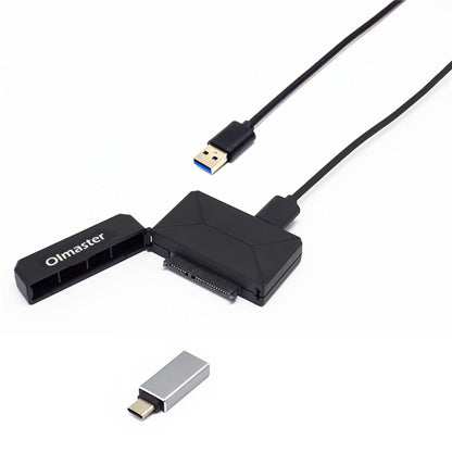 Olmaster External Notebook Hard Drive Adapter Cable Easy Drive Cable USB3.0 to SATA Converter, Style:Hard Disk + Type-C Adapter, Size:2.5 Inch - eSATA & SATA & IDE by Olmaster | Online Shopping South Africa | PMC Jewellery | Buy Now Pay Later Mobicred