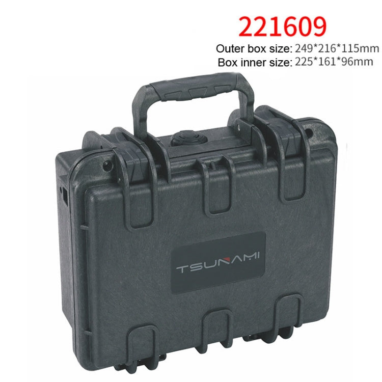 TSUNAMI Multifunctional Instrument Box Safety Protection Box Waterproof Plastic Hardware Tool Box, Size:22x16x9cm - Storage Bags & Boxes by PMC TechLife | Online Shopping South Africa | PMC TechLife