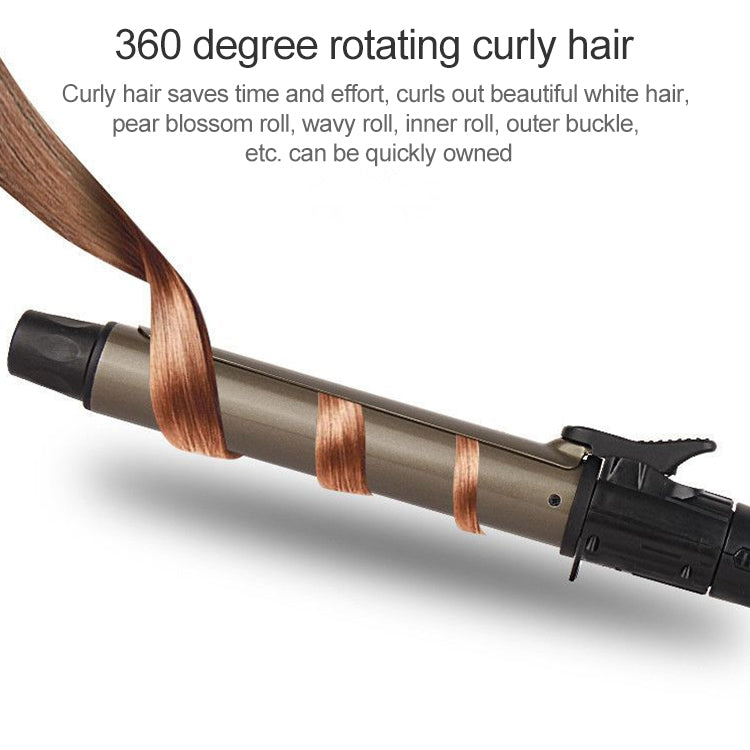Nano Titanium Hair Curler with LED Digital Temperature Display, Size: 22mm, US Plug - free shipping - PMC TechLife - Order now!