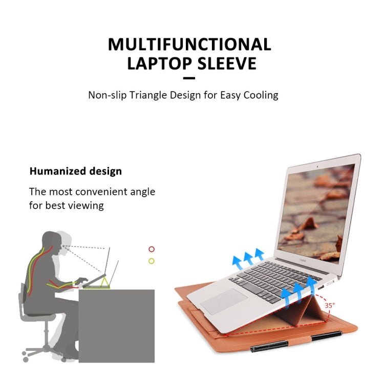 A2 4 in 1 Computer Bracket Liner Bag Storage Bag, Size:11/12 inch(Dark Blue) - 12.1 inch by PMC TechLife | Online Shopping South Africa | PMC TechLife | Buy Now Pay Later Mobicred