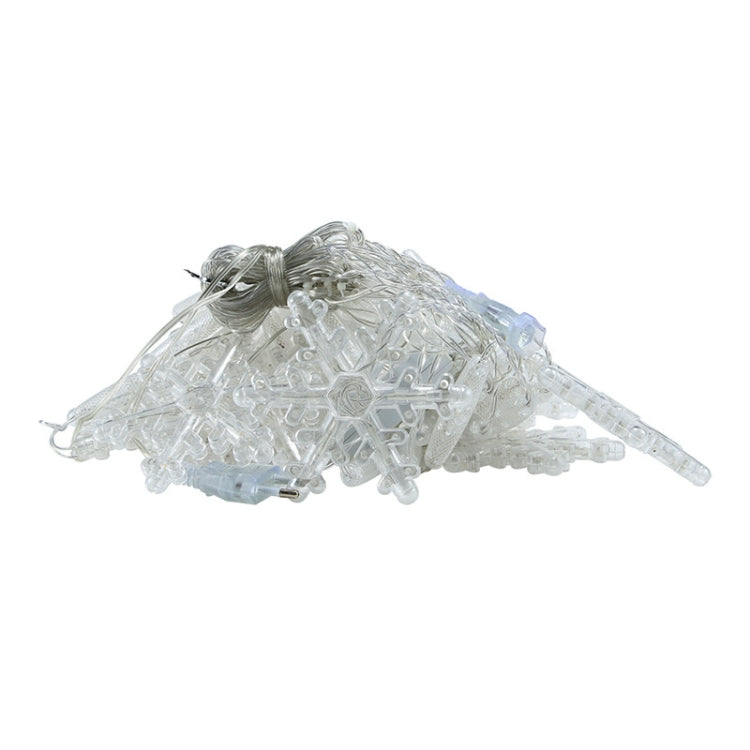 LED Inverted V Snowflake Five-Star Decorative Lights Christmas Waterproof String Lights, EU Plug(Colorful Light) - Christmas Decoration Lamps by PMc TechLife | Online Shopping South Africa | PMc TechLife | Buy Now Pay Later Mobicred