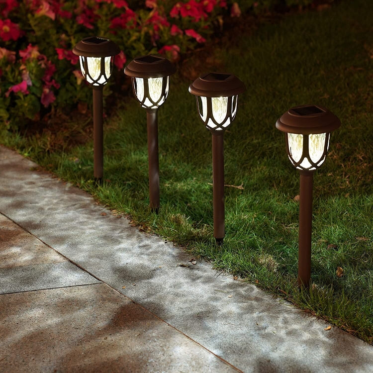 Solar Outdoor Garden Lawn Light Street Light Garden LED Decorative Landscape Light Villa Ground Plug Light(White Light) - Solar Lights by PMC Jewellery | Online Shopping South Africa | PMC Jewellery