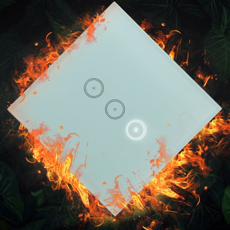 Wifi Wall Touch Panel Switch Voice Control Mobile Phone Remote Control, Model: White 1 Gang (Single Firewire Zigbee) - free shipping - PMC Jewellery - Order now!