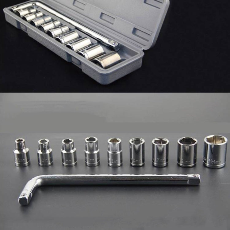 10 In1 Wrench Socket Repair Casing Toolbox Set Quick Multi-Function Screw Unloading Hardware Tool - Hand Tool Sets by PMC TechLife | Online Shopping South Africa | PMC TechLife | Buy Now Pay Later Mobicred