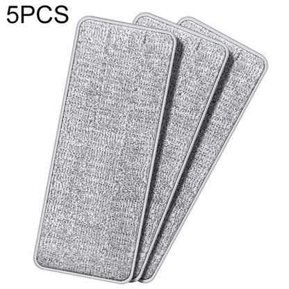 5 PCS Flat Mop Head Microfiber Hook-And-Loop Replacement Cloth - Other Accessories by PMC Jewellery | Online Shopping South Africa | PMC Jewellery