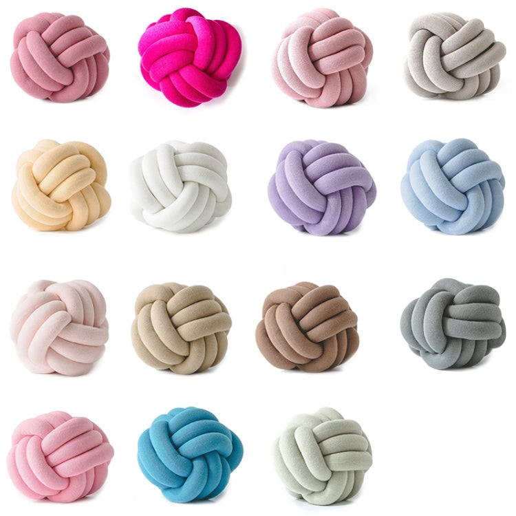 Hand-Made Knotted Ball Pillow, Size: Diameter: 25~30cm(Goose Yellow) - Cushions & Pillows by PMC TechLife | Online Shopping South Africa | PMC TechLife | Buy Now Pay Later Mobicred