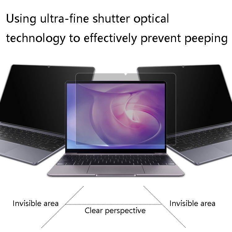 Laptop Anti-Peep Film Anti-Peeping Matte Reflective Screen Protective Film For Huawei MateBook 13 (Full Glue) - Screen Protection Film by PMC Jewellery | Online Shopping South Africa | PMC Jewellery | Buy Now Pay Later Mobicred