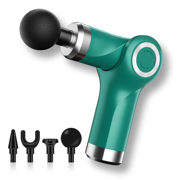 Fascia Gun Pocket Electric Shock Gun  Muscle Massage Gun, Specification: Folding (Green) - free shipping - PMC TechLife - Order now!