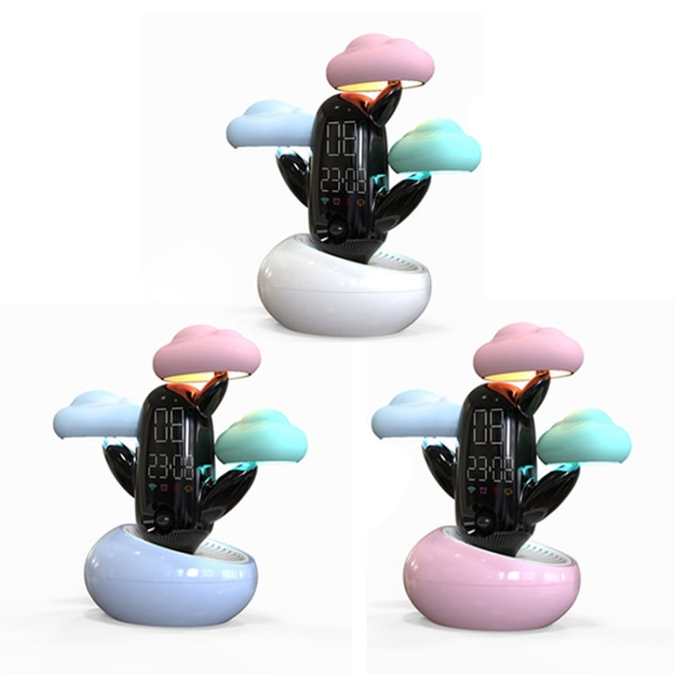 Cloud Weather Time Light Multifunctional Smart Induction Child Wake Up Alarm Clock(White) - Novelty Clock by PMc TechLife | Online Shopping South Africa | PMc TechLife | Buy Now Pay Later Mobicred