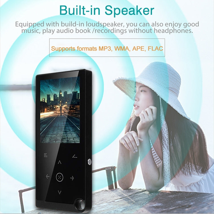 E05 2.4 inch Touch-Button MP4 / MP3 Lossless Music Player, Support E-Book / Alarm Clock / Timer Shutdown, Memory Capacity: 16GB without Bluetooth(Blue) - free shipping - PMC Jewellery - Order now!