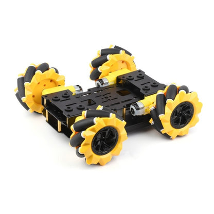 Waveshare Smart Mobile Robot Chassis Kit, Chassis:With Shock-absorbing(Mecanum Wheels) - Robotics Accessories by Waveshare | Online Shopping South Africa | PMC Jewellery | Buy Now Pay Later Mobicred