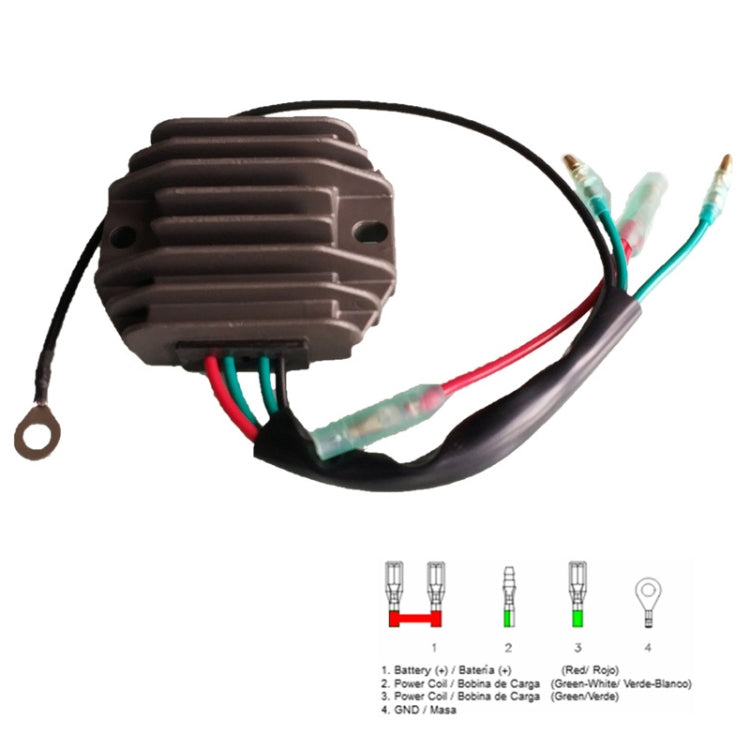 2011.13 Motorcycle Rectifier For YAMAHA 15HP 20HP / SH76314 6ah-81960-00-00 - Voltage Stabilizer by PMC TechLife | Online Shopping South Africa | PMC TechLife | Buy Now Pay Later Mobicred