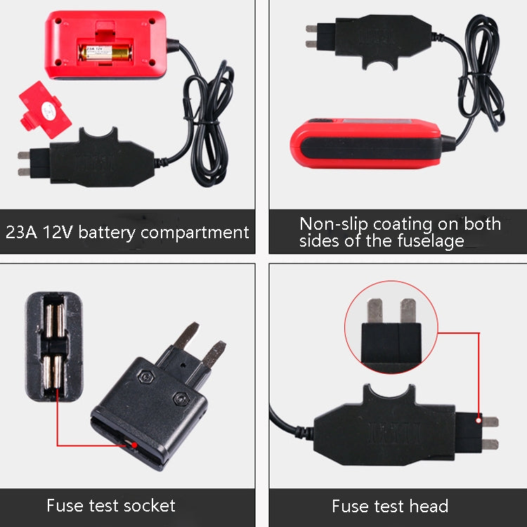 AE150 Automobile Fuse Current Detector Automobile DC Digital Resistance Wire Ammeter - Electronic Test by PMC TechLife | Online Shopping South Africa | PMC TechLife | Buy Now Pay Later Mobicred