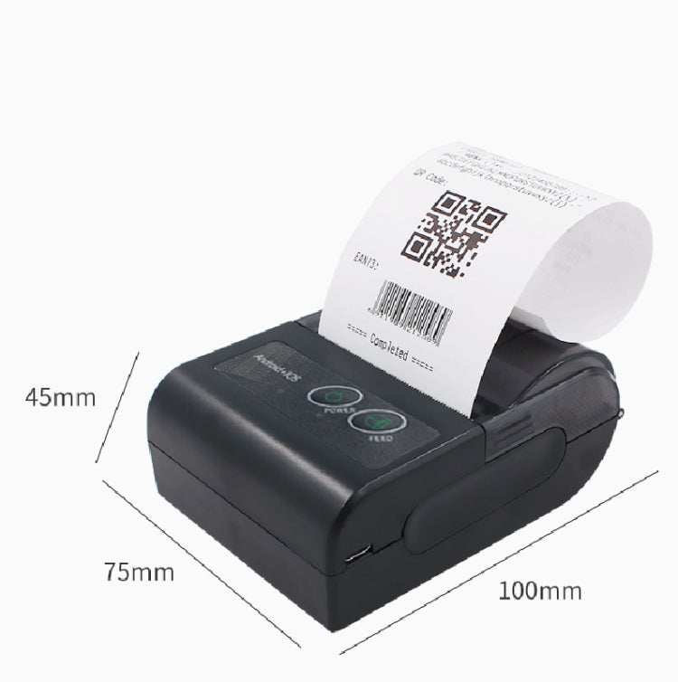 58HB6 Portable Bluetooth Thermal Printer Label Takeaway Receipt Machine, Supports Multi-Language & Symbol/Picture Printing, Model: US Plug (English) - Printer by PMC Jewellery | Online Shopping South Africa | PMC Jewellery | Buy Now Pay Later Mobicred