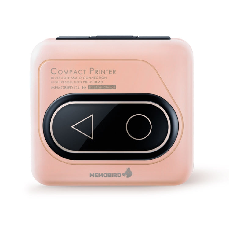 Memobird G4 Handheld Home Student Search Question Graffiti Notes Portable Bluetooth Thermal Printer(Peach Powder) - free shipping - PMC Jewellery - Order now!