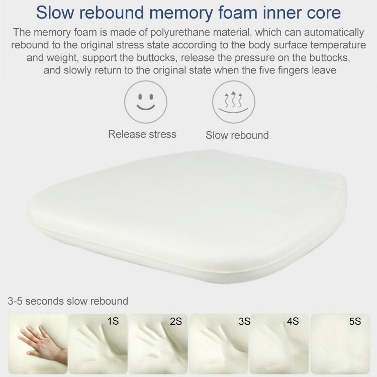 Memory Foam Thicken Stool Cushion Sofa Window Sill Bay Window Seat Cushion, Colour: Bandage (Navy Blue) - Cushions & Pillows by PMC Jewellery | Online Shopping South Africa | PMC Jewellery | Buy Now Pay Later Mobicred