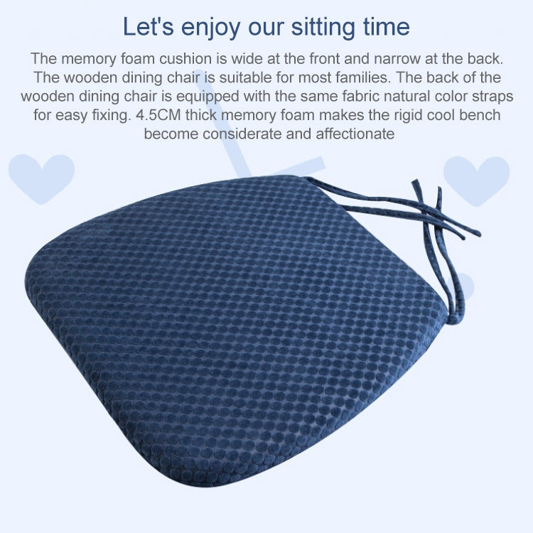 Memory Foam Thicken Stool Cushion Sofa Window Sill Bay Window Seat Cushion, Colour: Bandage (Navy Blue) - Cushions & Pillows by PMC Jewellery | Online Shopping South Africa | PMC Jewellery | Buy Now Pay Later Mobicred