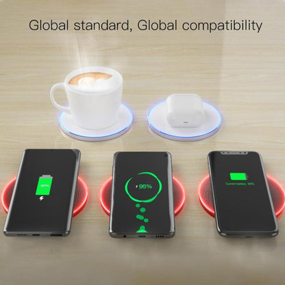 JAKCOM TWC Multifunctional Wireless Charging with Constant Temperature Heating Function US Plug (Black) - Wireless Charger by JAKCOM | Online Shopping South Africa | PMC Jewellery | Buy Now Pay Later Mobicred