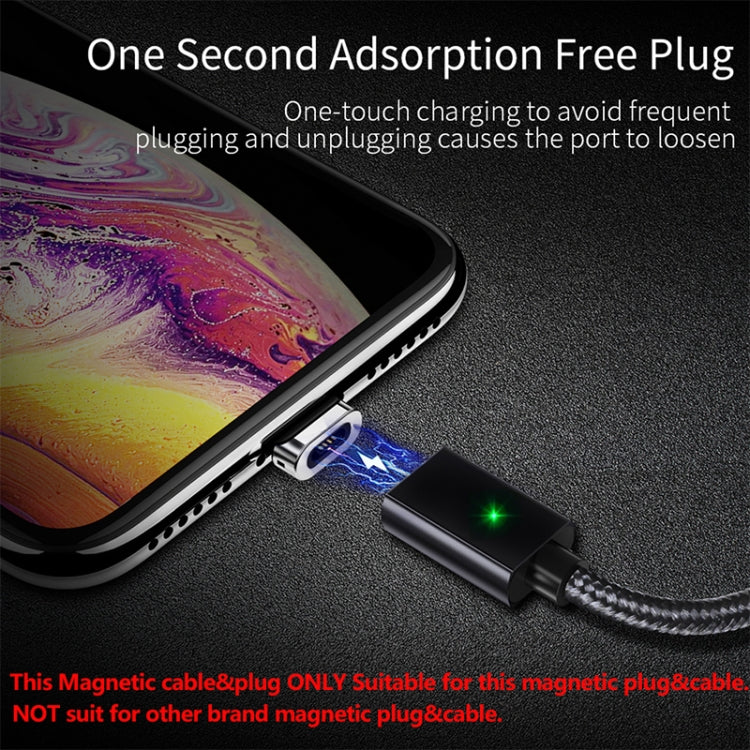 2 PCS ESSAGER Smartphone Fast Charging and Data Transmission Magnetic Cable with Micro USB Magnetic Head, Cable Length: 2m(Black) - Charging Cable & Head by PMC TechLife | Online Shopping South Africa | PMC TechLife