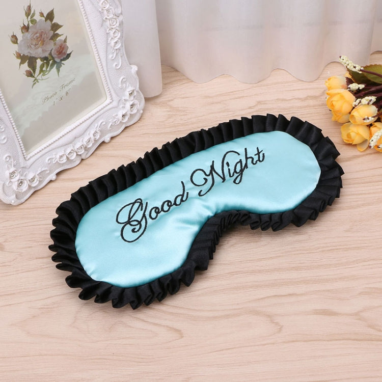 Comfortable Imitation Silk Satin Personalized Travel Sleep Mask Eye Cover(Green) - free shipping - PMC TechLife - Order now!