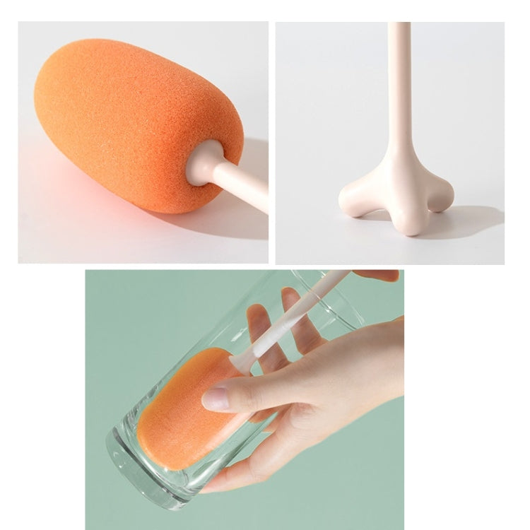 Long Handle Vertical Cup Brush Baby Bottle Sponge Cleaning Brush, Length: 29cm(Pink) - Cleaning Tools by PMc TechLife | Online Shopping South Africa | PMc TechLife | Buy Now Pay Later Mobicred
