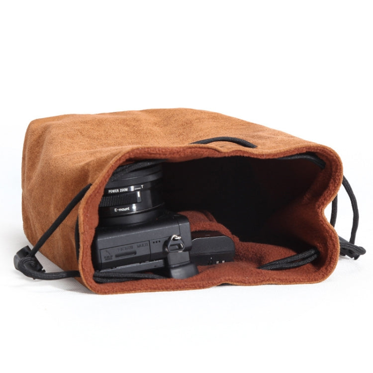 S.C.COTTON Liner Shockproof Digital Protection Portable SLR Lens Bag Micro Single Camera Bag Square Blue M - Lens Bag by S.C.COTTON | Online Shopping South Africa | PMC TechLife | Buy Now Pay Later Mobicred