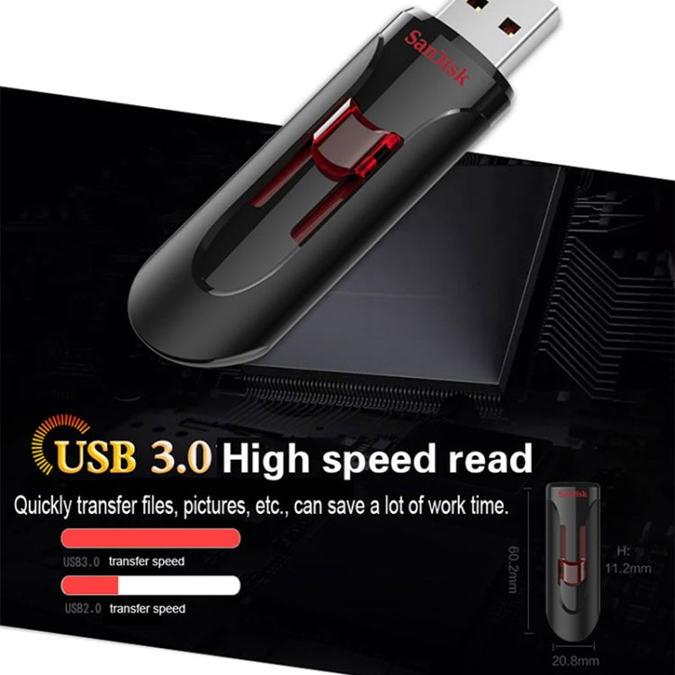 SanDisk CZ600 USB 3.0 High Speed U Disk, Capacity: 256GB - USB Flash Drives by SanDisk | Online Shopping South Africa | PMC Jewellery | Buy Now Pay Later Mobicred