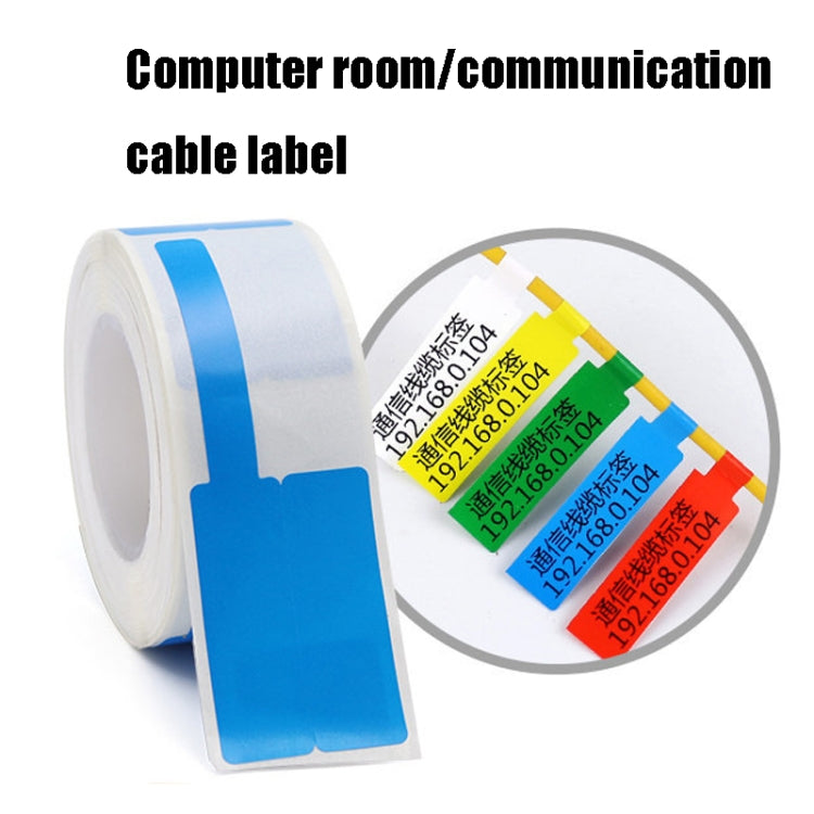 Printing Paper Cable Label For NIIMBOT B50 Labeling Machine(03T-White) - Printer Accessories by NIIMBOT | Online Shopping South Africa | PMC Jewellery | Buy Now Pay Later Mobicred