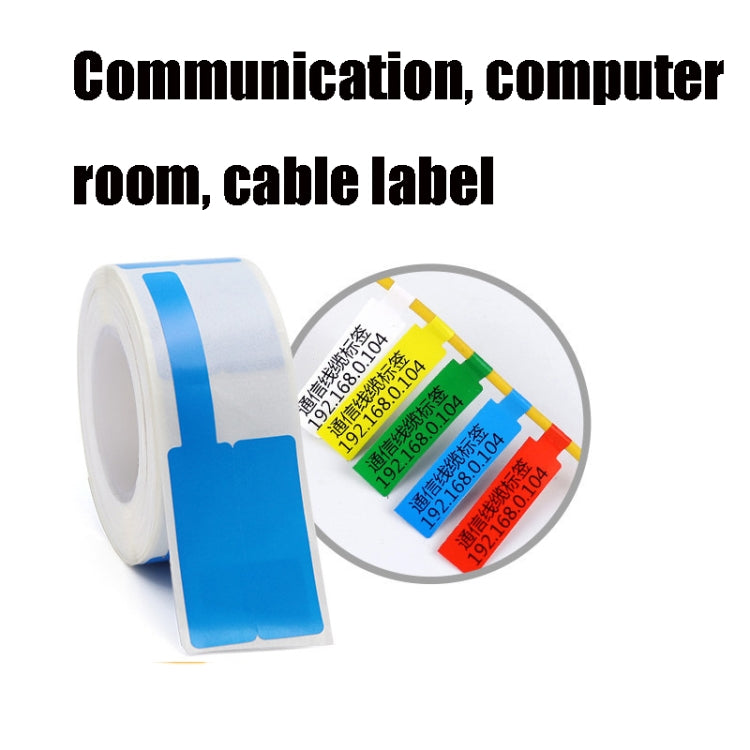 Communication Room Switch Mobile Telecommunications Network Cable Label Paper For NIIMBOT D11/D61 Printers(Red) - Printer Accessories by NIIMBOT | Online Shopping South Africa | PMC Jewellery | Buy Now Pay Later Mobicred