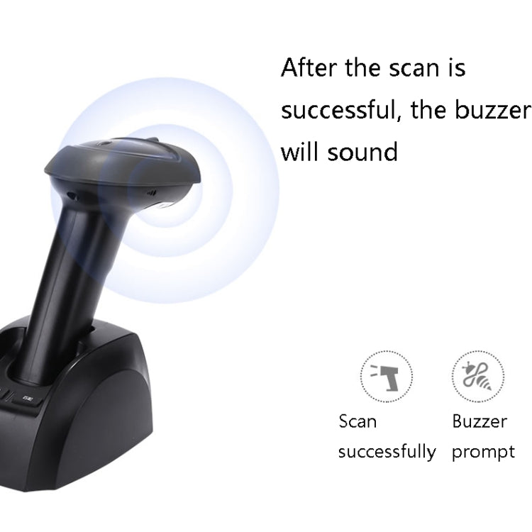 Deli 14951W Barcode Scanner One-Dimensional Code Scanner - Barcode Scanner by Deli | Online Shopping South Africa | PMC Jewellery | Buy Now Pay Later Mobicred