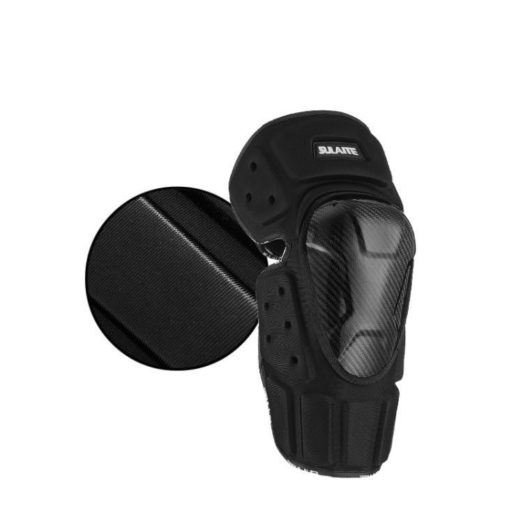 SULAITE Off-Road Motorcycle Windproof Warmth Drop-Proof Breathable Carbon Fiber Protective Gear, Specification: Knee Pads - Protective Gear by SULAITE | Online Shopping South Africa | PMC TechLife | Buy Now Pay Later Mobicred