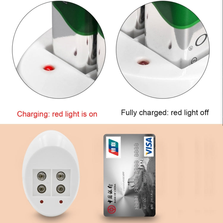 9V L-ion Rechargeable Battery 6F22 9V Lithium Batteries Charger(EU Plug) - Charger & Converter by PMC TechLife | Online Shopping South Africa | PMC TechLife
