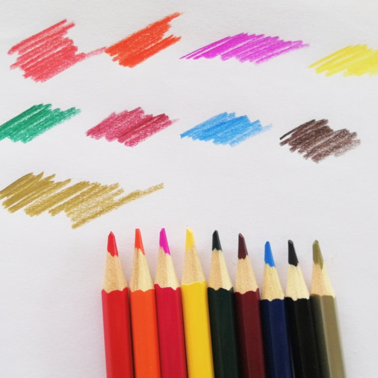50-Color Hexagonal Oily Colored Pencil Art Drawing Colored Pencil Set - Art Supplies by PMC TechLife | Online Shopping South Africa | PMC TechLife