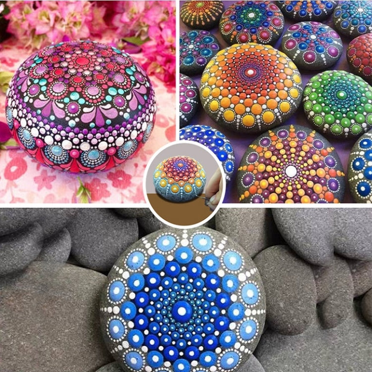 53 PCS Mandala Drawing Tool With Storage Bag - Art Supplies by PMC TechLife | Online Shopping South Africa | PMC TechLife