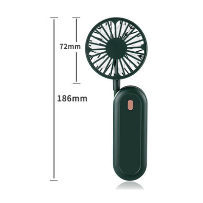 LN2 Hanging Neck Small Fan Outdoor Foldable USB Lazy Handheld Fan(Green) - Electric Fans by PMC Jewellery | Online Shopping South Africa | PMC Jewellery | Buy Now Pay Later Mobicred