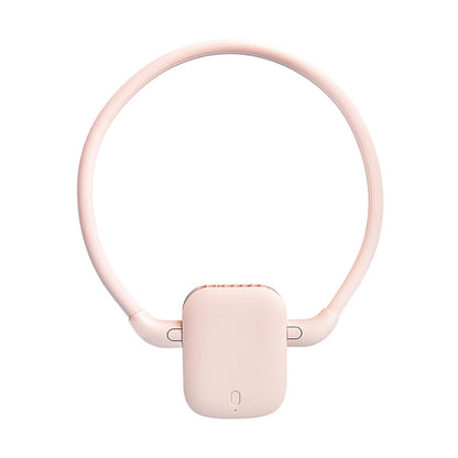 G1 USB Portable Sports Hanging Neck Fan(Pink) - Electric Fans by PMC Jewellery | Online Shopping South Africa | PMC Jewellery | Buy Now Pay Later Mobicred