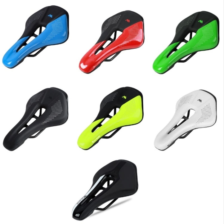 WEST BIKING Cycling Seat Hollow Breathable Comfortable Saddle Riding Equipment(Black White) - Bicycle Saddle by WEST BIKING | Online Shopping South Africa | PMc TechLife | Buy Now Pay Later Mobicred