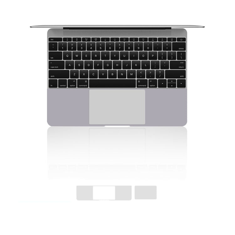 JRC 2 in 1 Laptop Palm Rest Sticker + Touchpad Film Set For MacBook Air 13.3 inch A2179 (2020)(Silver) - Protector Sticker by JRC | Online Shopping South Africa | PMC Jewellery | Buy Now Pay Later Mobicred