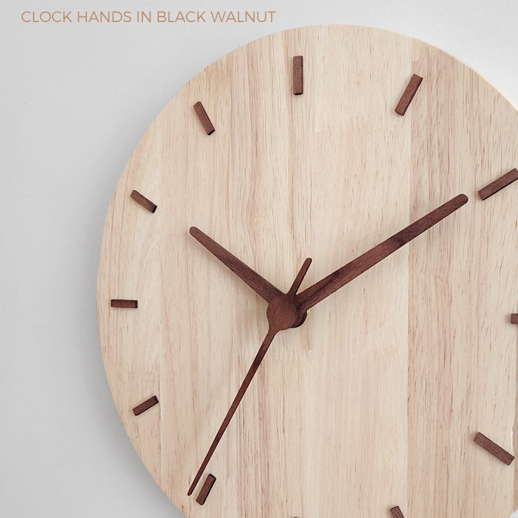 Solid Wooden Wall Clock Home Living Room Wall Clock Decorative Clock - Wall Clock by PMc TechLife | Online Shopping South Africa | PMc TechLife | Buy Now Pay Later Mobicred