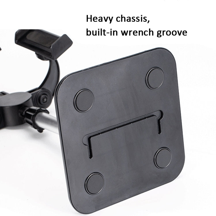 Telescopic Adjustment Live Frame Desktop Tablet Mobile Phone Bracket, Specification: K06 Three-seat  (Black) - Stand by PMC TechLife | Online Shopping South Africa | PMC TechLife | Buy Now Pay Later Mobicred