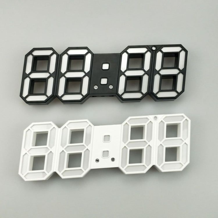 6609 3D Stereo LED Alarm Clock Living Room 3D Wall Clock, Colour: Green - Alarm Clocks by PMc TechLife | Online Shopping South Africa | PMc TechLife | Buy Now Pay Later Mobicred