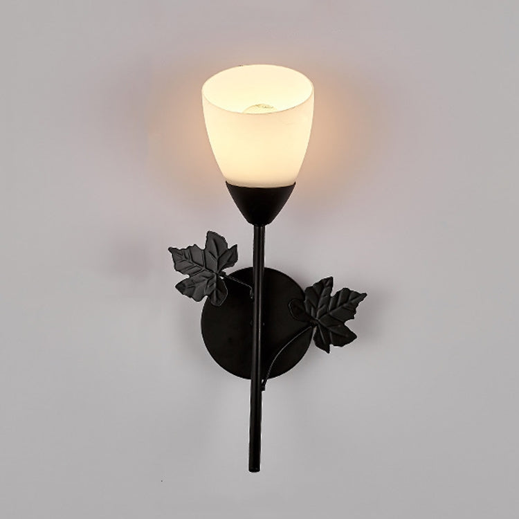 6014 Iron Wall Lights LED Bedroom Bedside Lights Postmodern Corridor Trump Light Hotel Restaurant Lighting, Power source:  12W White Light( Black Single Head) - Wall Lamps by PMc TechLife | Online Shopping South Africa | PMc TechLife | Buy Now Pay Later Mobicred