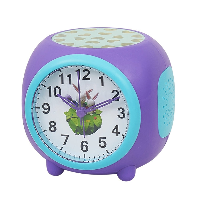 Children Romantic Starry Sky Projection Music Pointer Alarm Clock(Purple) - Novelty Clock by PMc TechLife | Online Shopping South Africa | PMc TechLife | Buy Now Pay Later Mobicred