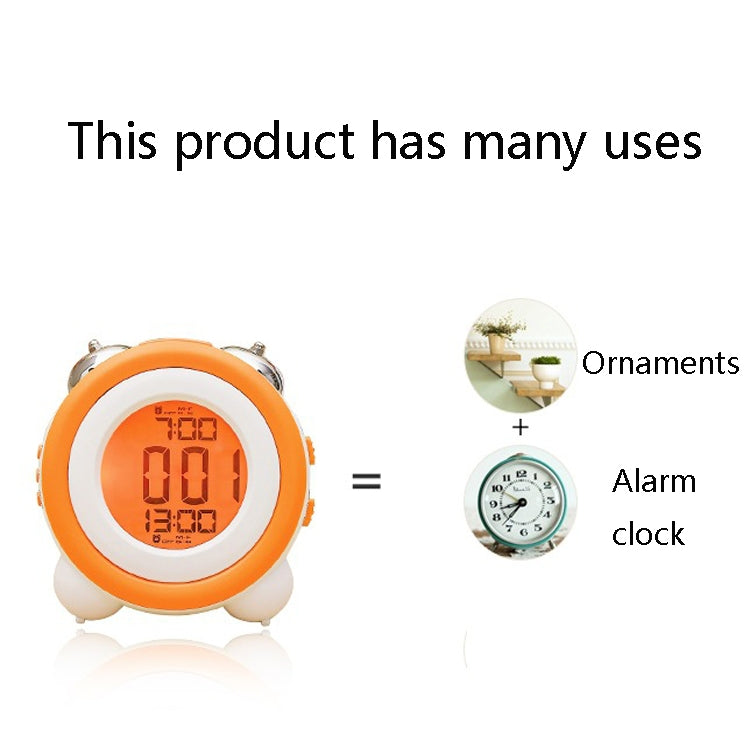 0705 Big Volume Simple Three-Dimensional LED Alarm Clock Mute Luminous Electronic Clock(Black Shell Green) - Novelty Clock by PMc TechLife | Online Shopping South Africa | PMc TechLife | Buy Now Pay Later Mobicred